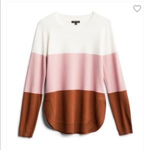 Lety & me block stripe sweater